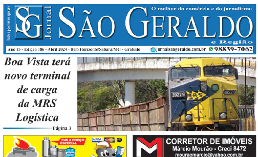 Edição 186 - Abril  2024- Jornal São Geraldo