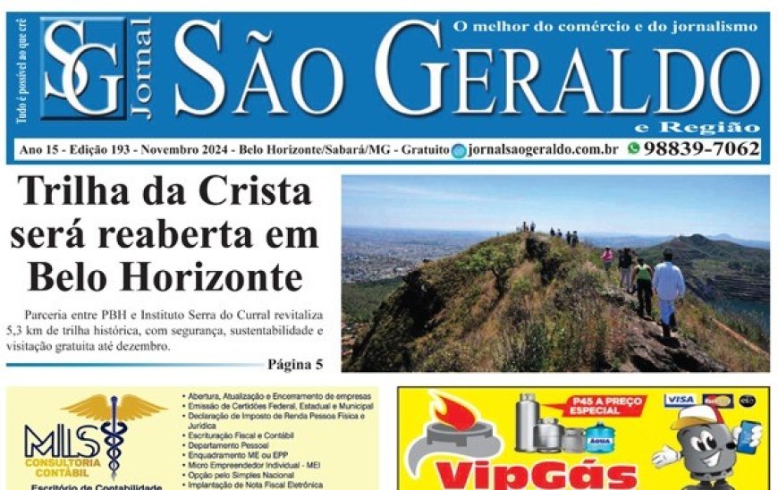 Edição 193 - Novembro 2024- Jornal São Geraldo