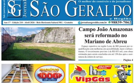 Edição 210 - Abril 2026- Jornal São Geraldo