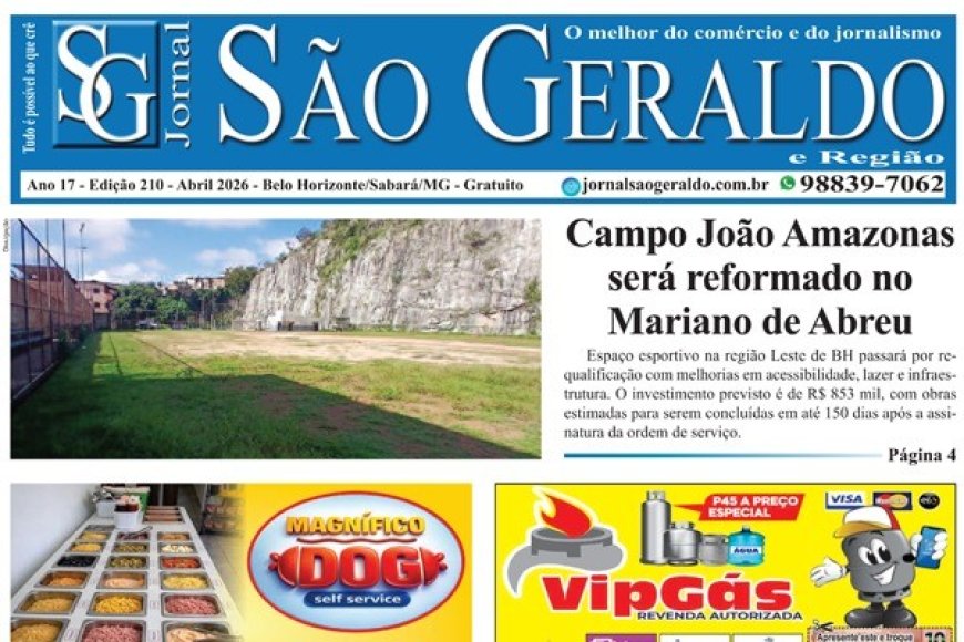 Edição 210 - Abril 2026- Jornal São Geraldo