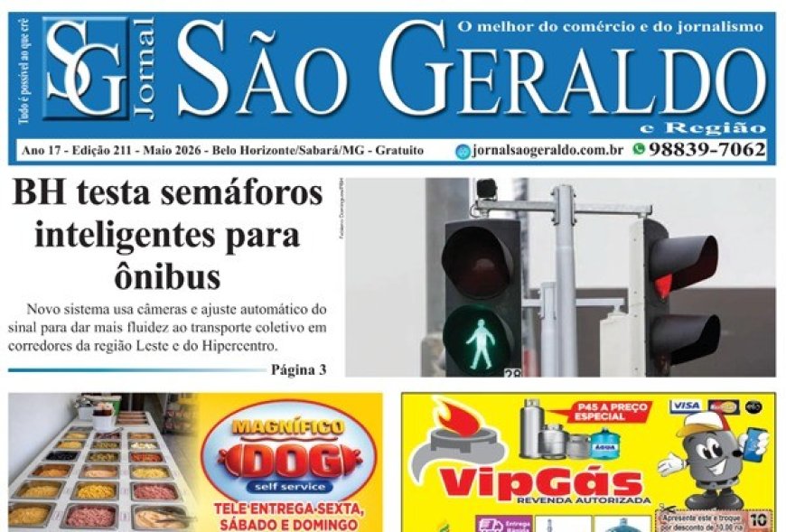 Edição 211 - Maio 2026- Jornal São Geraldo