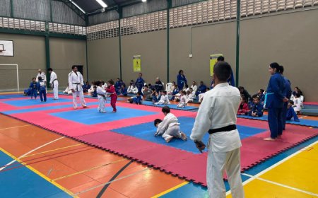 Festival de Judô promove integração entre atletas do Superar e crianças do projeto São Geraldo em BH