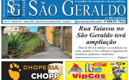 Edição 212 - Junho 2026- Jornal São Geraldo