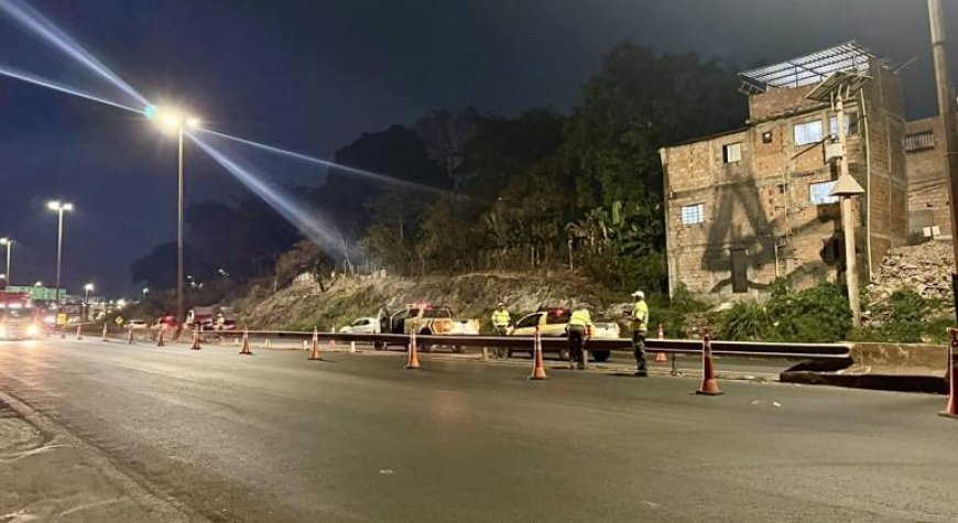 Novo Anel recebe manutenção de defensas metálicas a partir desta terça-feira em Belo Horizonte