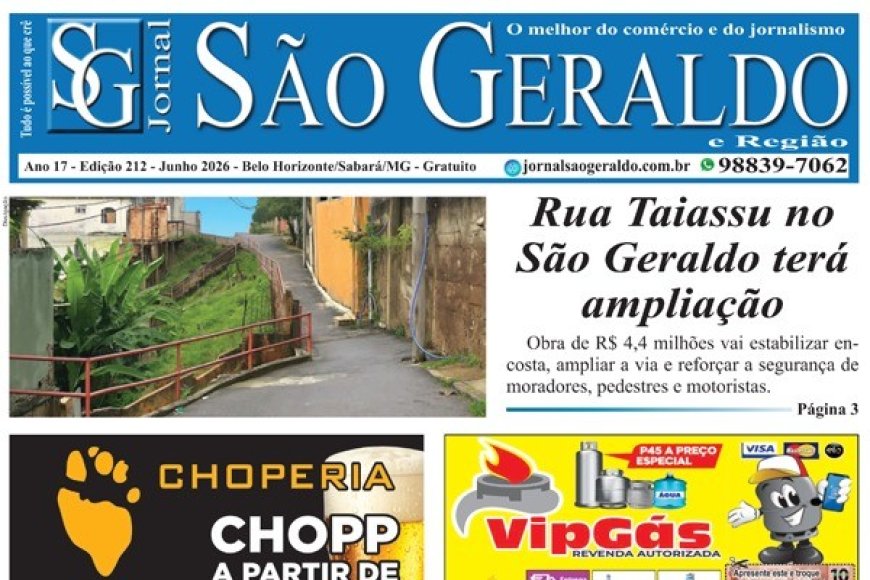 Edição 212 - Junho 2026- Jornal São Geraldo
